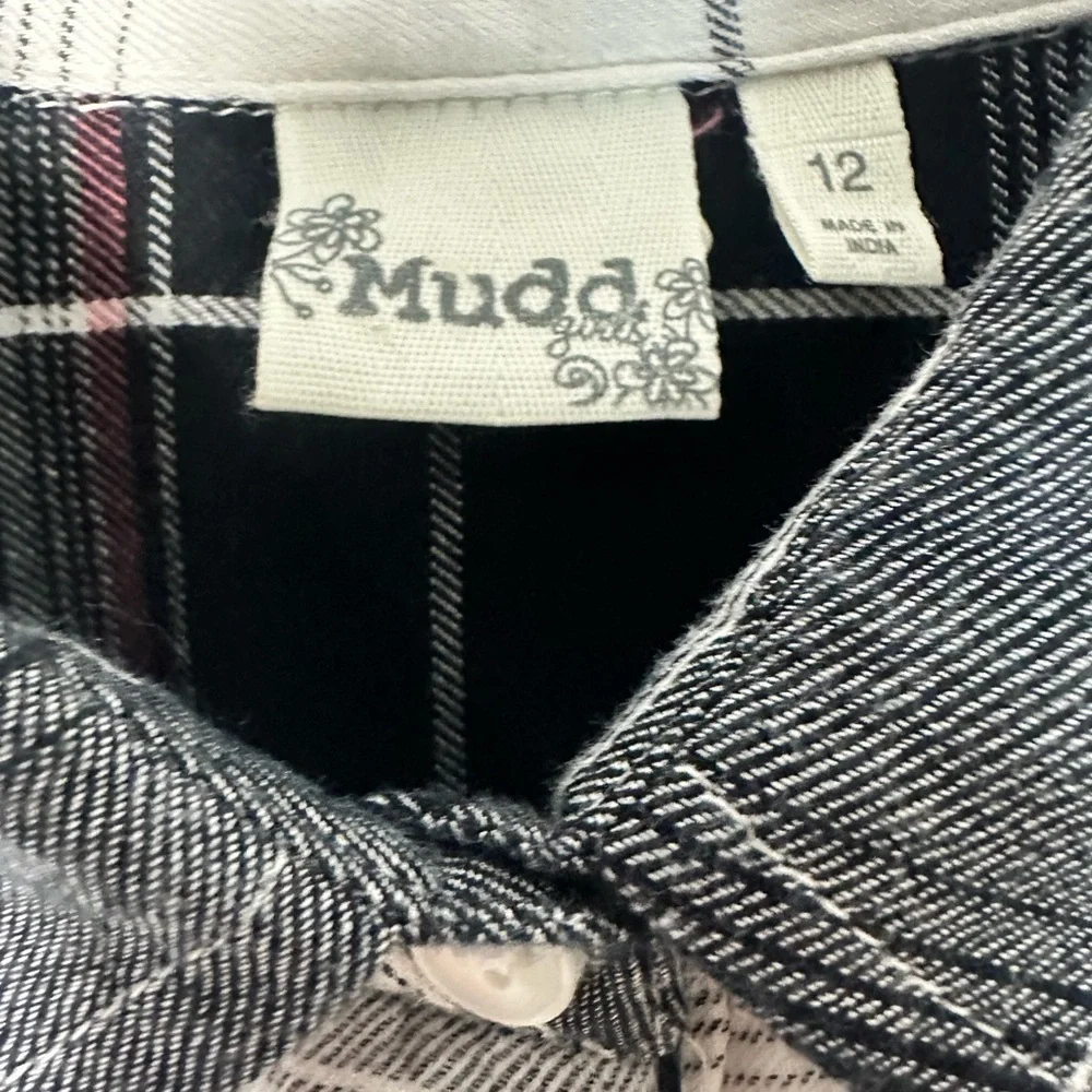 Mudd Girls Flannel Shirt – Size 12